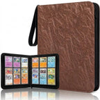 360-Pocket Sports Card Binder Album – Baseball & Football Trading Card Binder Richie's Brown Style A