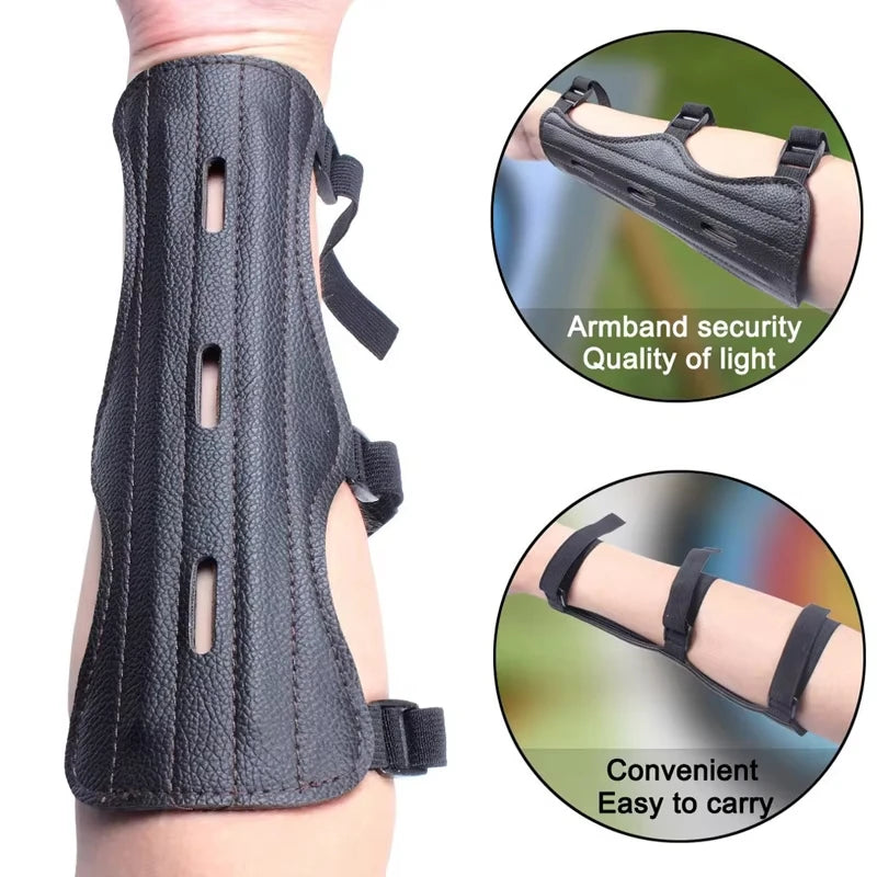Archery Arm Guard Adjustable Forearm Protector | Bow Shooting Archery Arm Guard Richie's