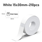Marklife P15 Thermal Label Paper Roll – Self-Adhesive Stickers Thermal Label Paper Richie's White 15x30mm