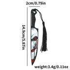 Gothic Bookmark with Black Tassel | Horror Halloween Gift Gothic Bookmark Richie's D 1pc