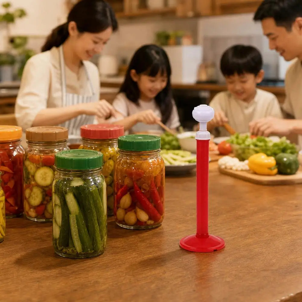 Vacuum Sealer Jar Lids & Manual Pump | Reusable Mason Jar Lids Vacuum Jar Lid Set Richie's