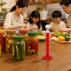 Vacuum Sealer Jar Lids & Manual Pump | Reusable Mason Jar Lids Vacuum Jar Lid Set Richie's