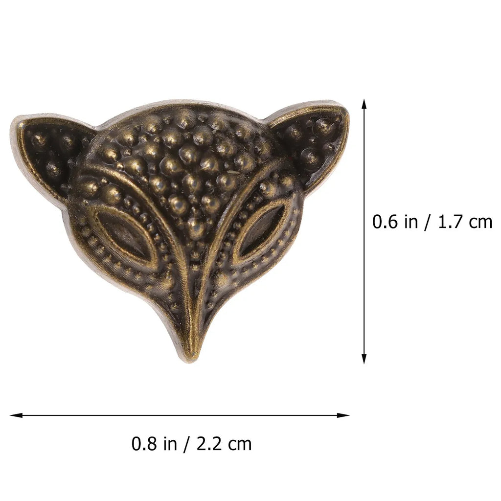 10-Set Zinc Alloy Fox Snap Buckles for Bag Making & Sewing Snap Buckle Set Richie's