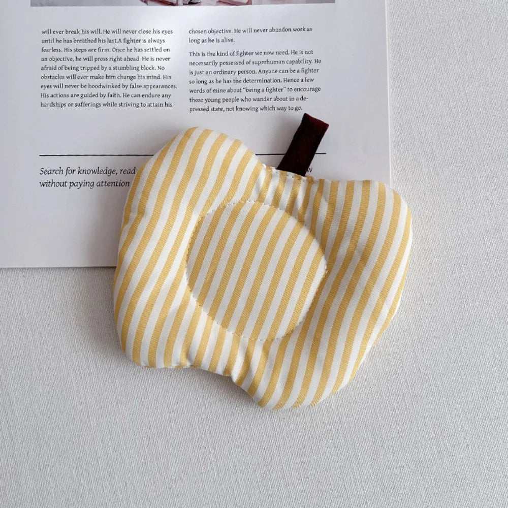 Apple Shape Cotton Coaster – Heat Resistant Washable Table Mat Kitchen Coaster Mat Richie's Yellow-fine lines
