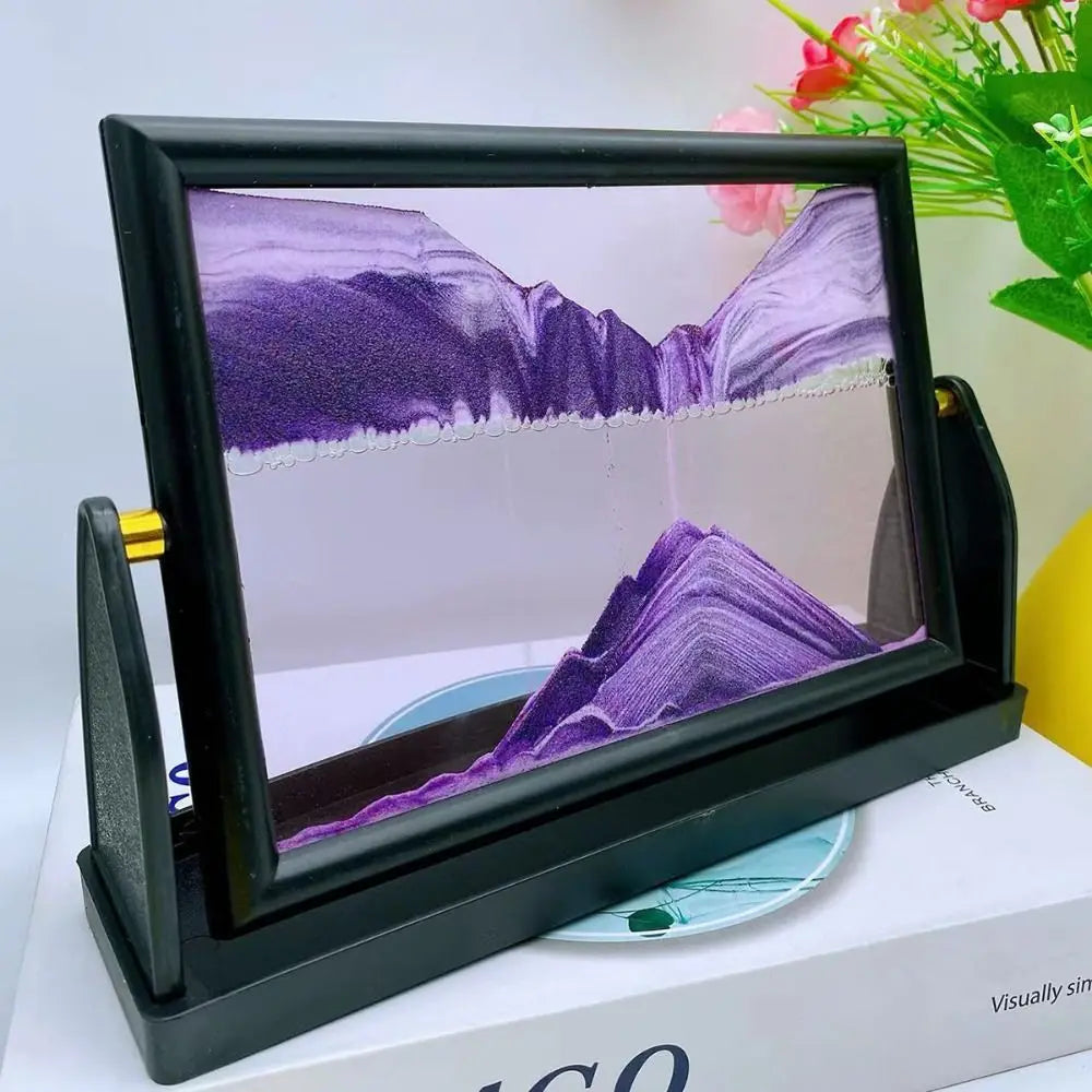 Rotatable Flowing Sand Art Picture – Home Décor Gift Sand Art Decoration Richie's