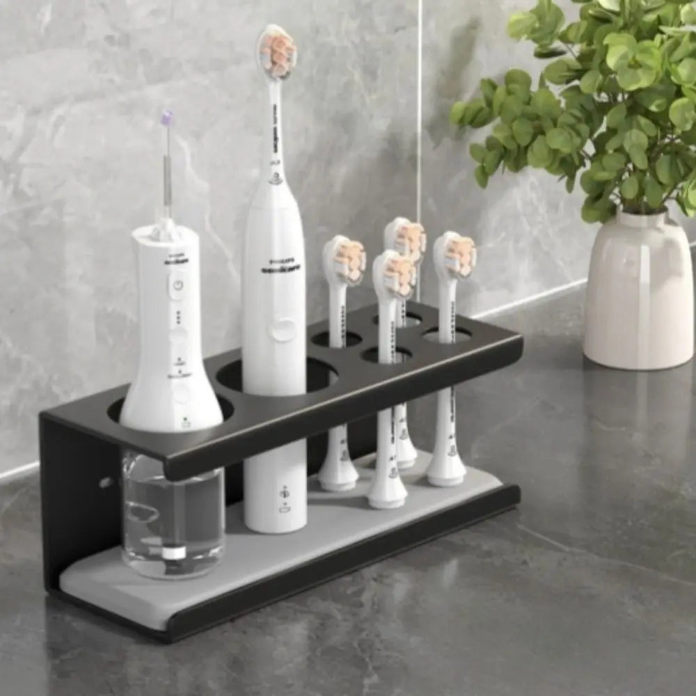 Aluminum Toothbrush Holder No-Drill Self-Adhesive Diatom Base Toothbrush Holder Richie's