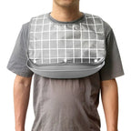 Waterproof Adult Bib Washable Dining Apron S/M/L Adjustable Adult Dining Bib Richie's