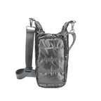 Insulated Water Bottle Shoulder Bag – Waterproof PU Sleeve Bottle Shoulder Bag Richie's Grey