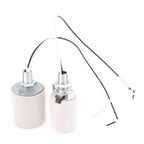 E14/E27 Ceramic Screw Lamp Holder | High-Temp Bulb Socket Ceramic Lamp Holder Richie's