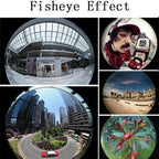 3-in-1 Fisheye Wide Angle Macro Clip Lens Kit for Smartphones Phone Camera Lens Kit Richie's