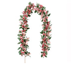 DIY Pink Berry Christmas Wreath – Artificial Garland Vine Artificial Wreath Garland Richie's A6
