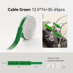 NIIMBOT Waterproof Thermal Label Paper D110 D11 Printer Stickers Thermal Label Roll Richie's Green Cable