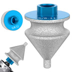 Diamond Chamfer Bit 4-in-1 Vacuum Brazed 5/8-11 for Angle Grinder Diamond Chamfer Bit Richie's