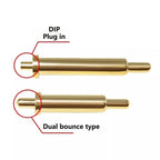 DIP SMD Double Spring PCB Pogo Pin Connectors 20/50/100 Pcs PCB Pogo Pin Connector Richie's