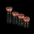 10Pcs Mini Glass Vials 3ml–10ml Leak-Proof Flip-Off Caps Glass Storage Vials Richie's