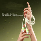 100W USB-C to USB-C Fast Charging Cable with LED Glow | FUCHU USB-C Charging Cable Richie's