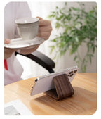 Solid Wood Phone Holder & Business Card Display Desk Organizer Desk Organizer Stand Richie's