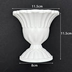 French Hand-Painted Half Wall Vase – DIY Flower Pot Décor Decorative Wall Vase Richie's Style B