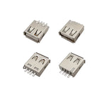 10Pcs USB 2.0 Type A Male Female 4-Pin Soldering Connector USB Soldering Connector Richie's