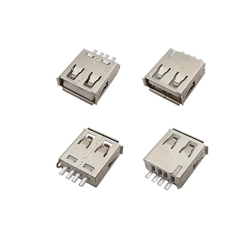 10Pcs USB 2.0 Type A Male Female 4-Pin Soldering Connector USB Soldering Connector Richie's