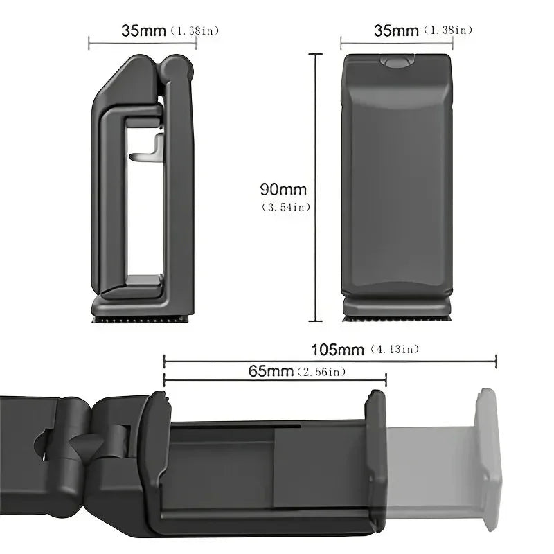 Foldable Phone Holder Clip – Airplane, Train & Desk Stand Phone Clip Stand Richie's