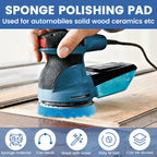 6-Inch Car Polishing Buffing Pad Kit – Sponge & Wool Pads Car Polishing Pad Kit Richie's
