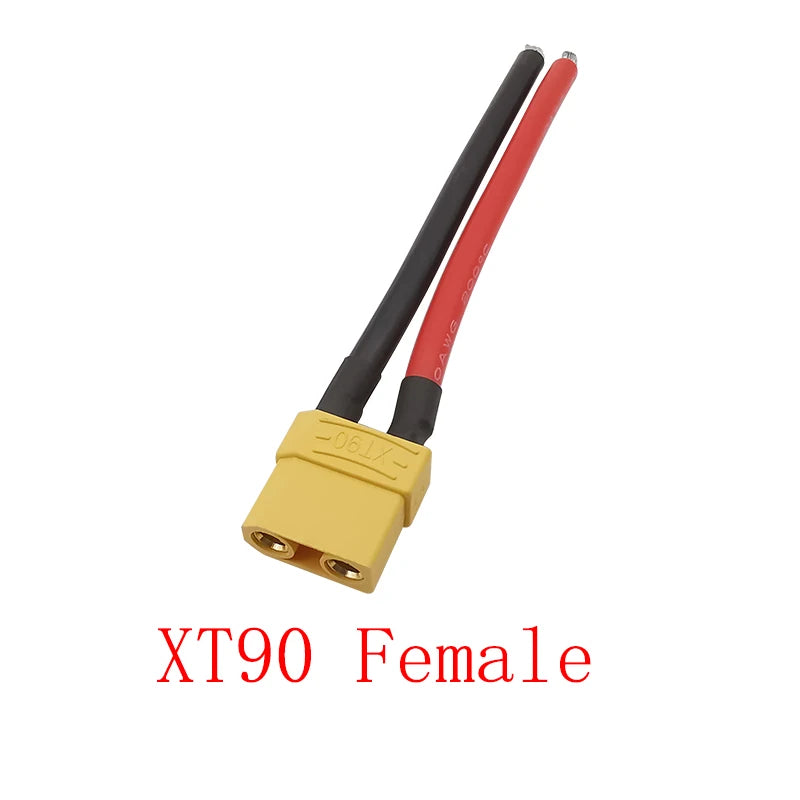 XT90 Male/Female Connector 10AWG Silicone Wire RC LiPo Drone Battery Connector Richie's 1 Female