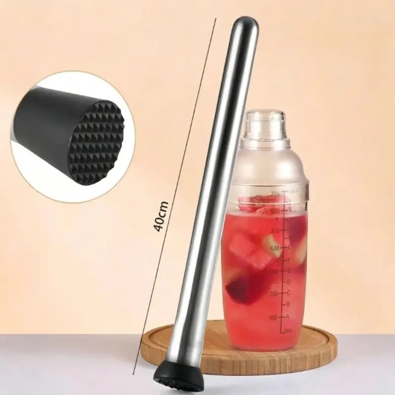 Stainless Steel Cocktail Muddler & Ice Crushing Hammer Tool Cocktail Muddler Tool Richie's A3