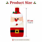 Santa Claus Knit Wine Bottle Sleeves | Christmas Gift Wrap Wine Bottle Sleeve Richie's