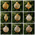 Sequin Christmas Bauble Shatterproof Hollow Plastic Xmas Ornament Christmas Ornament Richie's