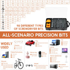 115-in-1 Precision Magnetic Screwdriver Set | Repair Kit Precision Screwdriver Set Richie's