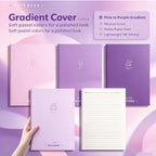 Gradient Cover B5 Stitched Notebook – Thick Lined Journal Ruled Notebook Richie's