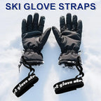 Elastic Wrist Straps for Ski & Snowboard Gloves | Unisex Ski Glove Strap Richie's