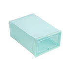 Transparent Stackable Shoe Box PP Drawer Organizer Dustproof Shoe Storage Box Richie's Green