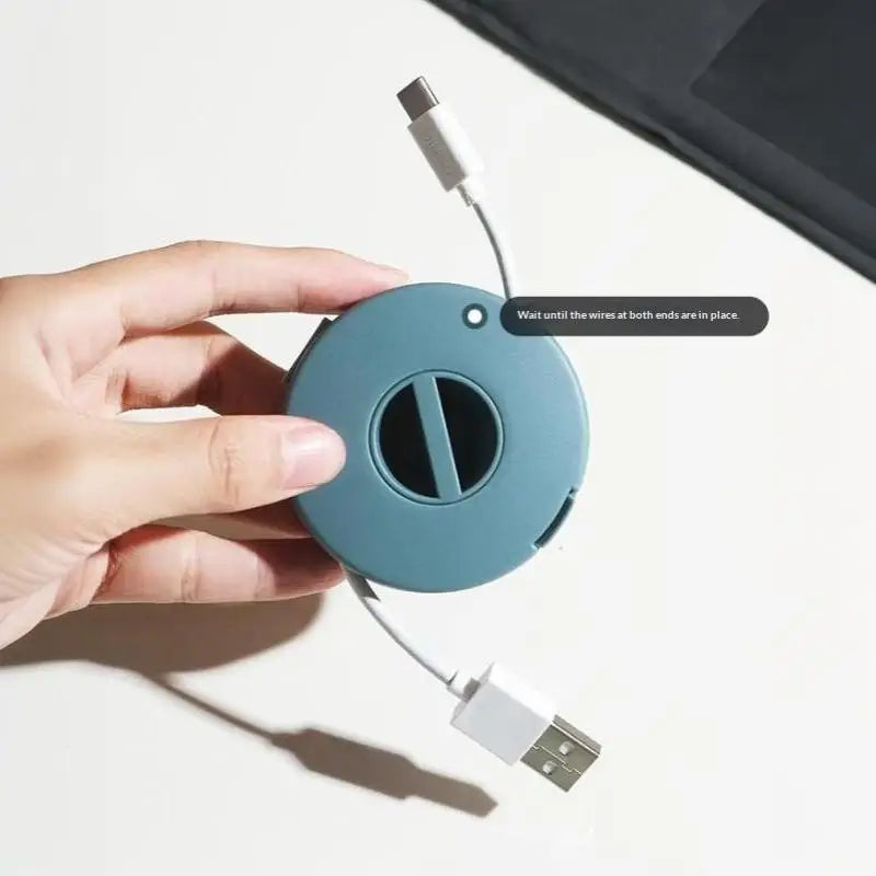 Portable Cable Organizer USB Cord Winder & Wire Storage Box Cable Organizer Richie's