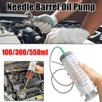 Oil Pump Syringe 100/300/550ml with 1m Hose | Fluid Transfer Oil Transfer Syringe Richie's