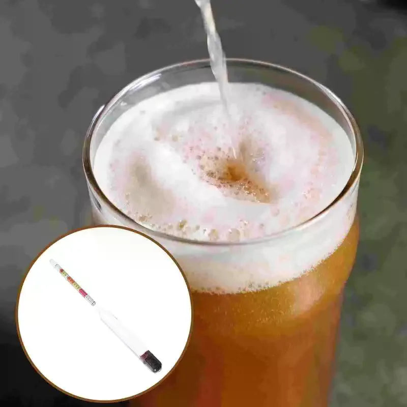 Triple Scale Hydrometer – Gravity, Alcohol & Brix Tester Brewing Hydrometer Richie's
