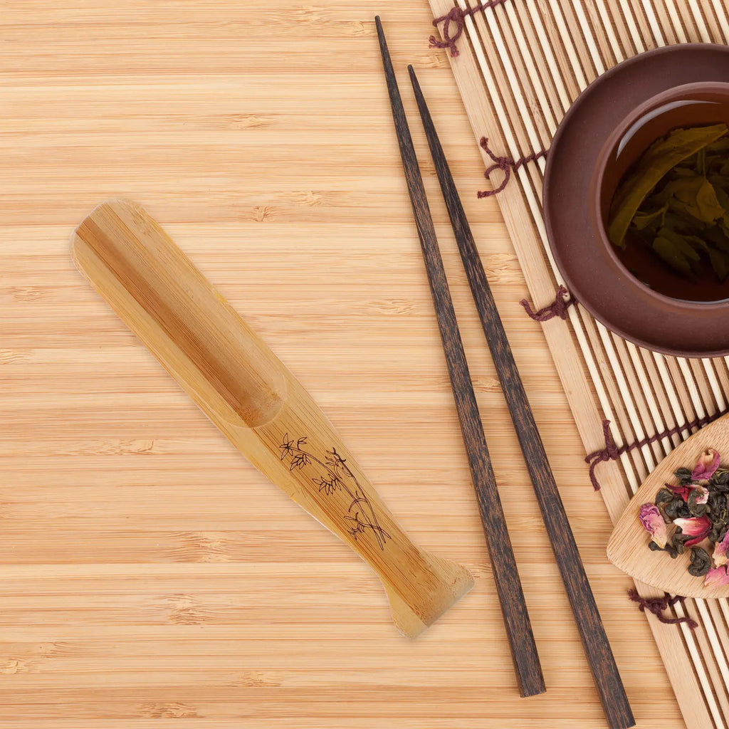 Bamboo Wood Tea Spoon Fishtail Eco-Friendly Scoop Bamboo Tea Scoop Richie's Default Title