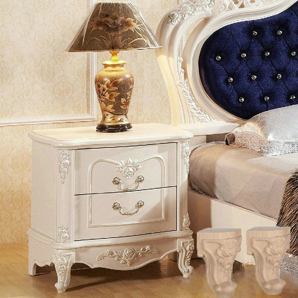 Vintage Wood Carved Furniture Legs European Cabinet Feet Wood Furniture Legs Richie's