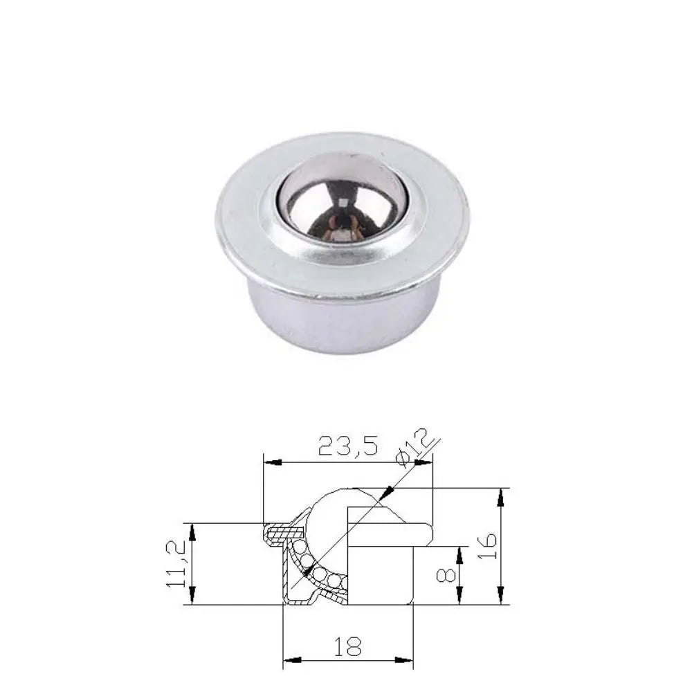 Mini Steel Swivel Ball Caster Wheels – 360° Universal Machinery Swivel Caster Wheels Richie's 1