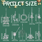 Clear Acrylic Christmas Tree Pendants – Transparent Ornaments Christmas Ornaments Richie's