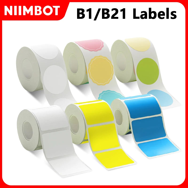 Niimbot B1/B21 Thermal Label Maker – Waterproof Sticker Printer Thermal Label Printer Richie's