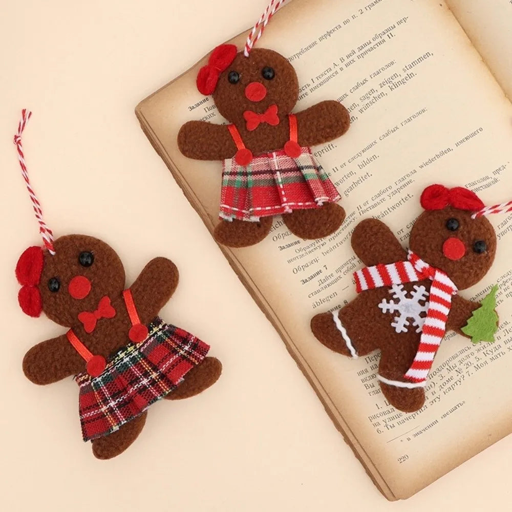 3-Piece Gingerbread Man Christmas Tree Hanging Ornaments Christmas Ornaments Richie's