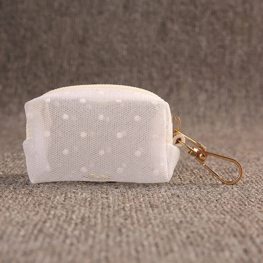 Lace Mesh Dog Poop Bag Dispenser Keychain with Carabiner Clip Dog Bag Dispenser Richie's 6