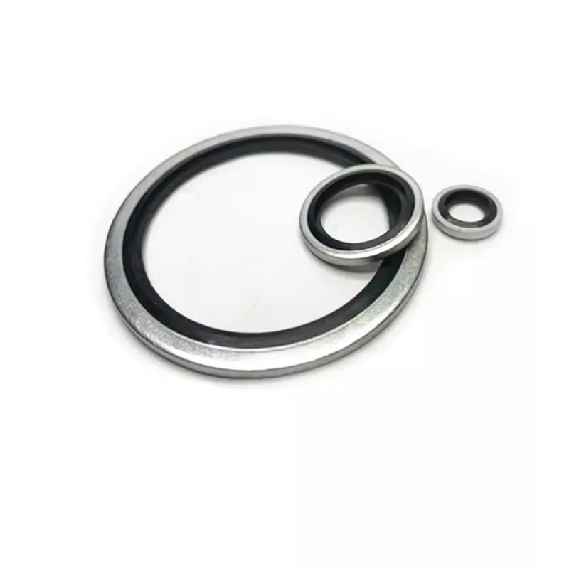 10 PCS M6-M48 Zinc Plated Combined Hydraulic Sealing Gasket Hydraulic Sealing Gasket Richie's
