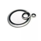 10 PCS M6-M48 Zinc Plated Combined Hydraulic Sealing Gasket Hydraulic Sealing Gasket Richie's
