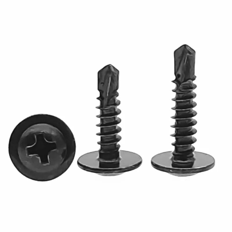 M4.2 M4.8 Black 410 Stainless Steel Self-Tapping Washer Screws Self-Tapping Screws Richie's