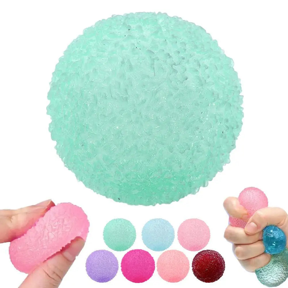 Textured Sensory Fidget Ball – Soft Memory Gel Squeeze Toy Sensory Fidget Toy Richie's Green