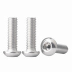 10PCS 304 Stainless Steel Round Head Hex Hollow Screws M2–M6 Hollow Machine Screws Richie's