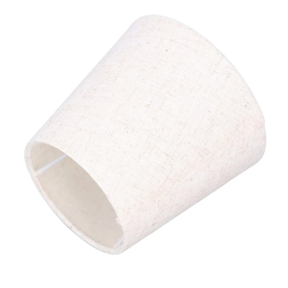 3-Pack Flaxen Linen Clip-On Lamp Shades 4.3" | E14 Compatible Fabric Lamp Shade Richie's